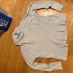 Lucky Brand Light Gray Turtleneck Sweater